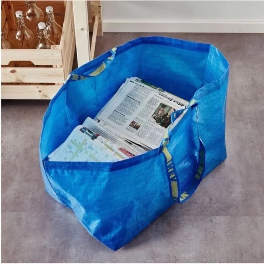 IKEA (Set of 10) NWT Frakta Shopping Bag Large Size Sturdy Grocery Laundry